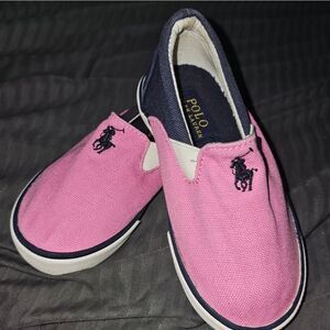 RALPH LAUREN GIRLS POLO DECK SHOES size 8